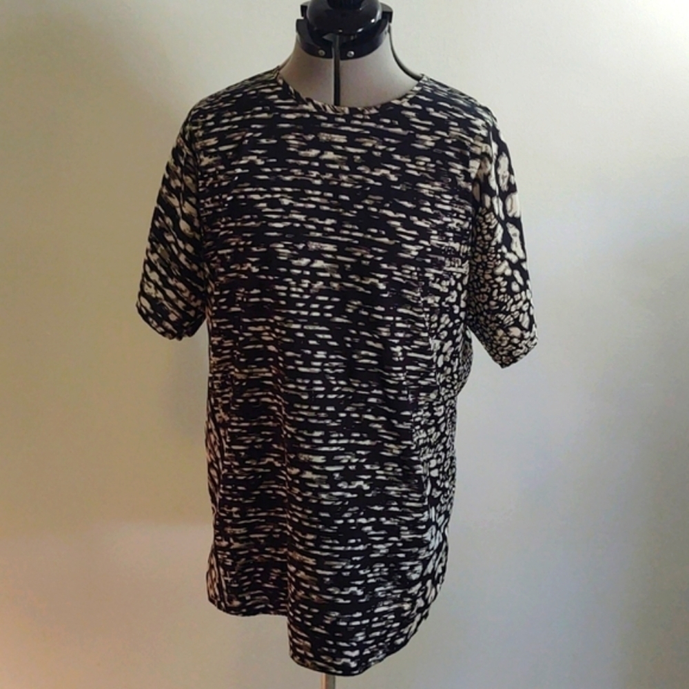 Band of Gypsies Black/White Abstract Pattern Dress